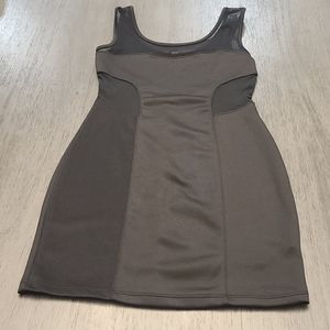 Small Black Mesh Mini Dress